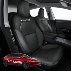 All-Inclusive Seat Cover for New Tesla Model Y Juniper Premium 2025+ (With Launch Series Embroidery Logo) - T-Launch
