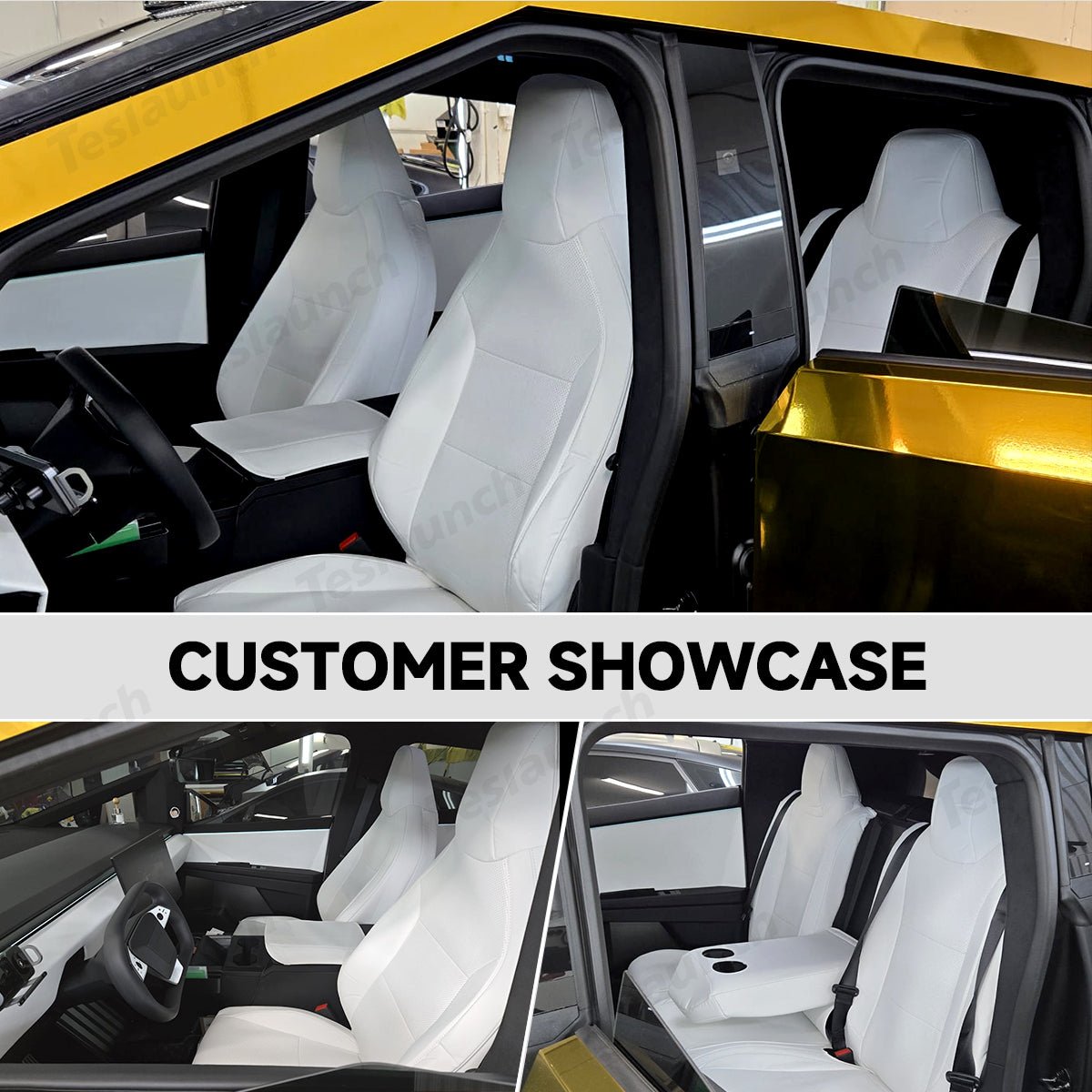 All-Inclusive Seat Cover for Tesla Cybertruck 2024+ - T-Launch
