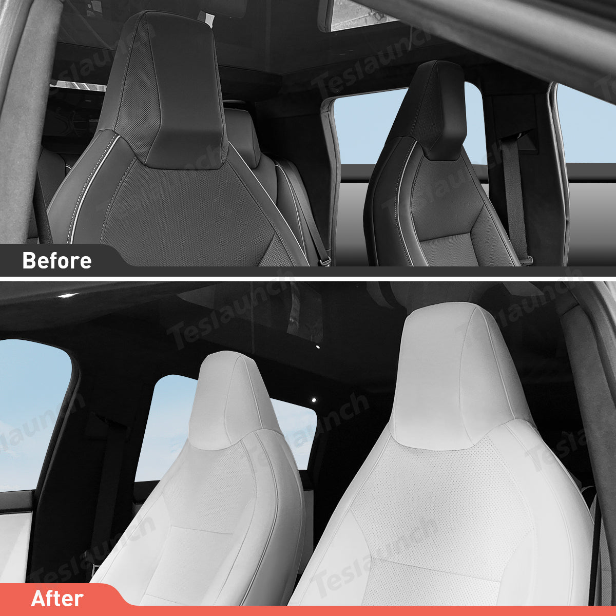 All-Inclusive Seat Cover for Tesla Cybertruck 2024+ - T-Launch