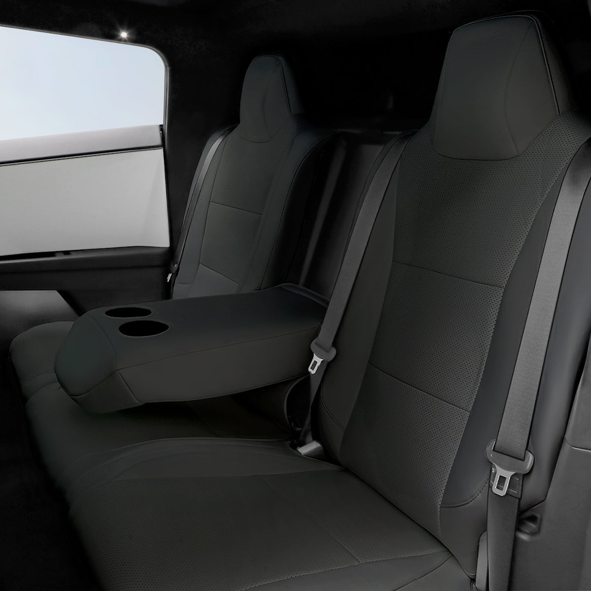 All-Inclusive Seat Cover for Tesla Cybertruck 2024+ (With Embroidery Logo) - T-Launch
