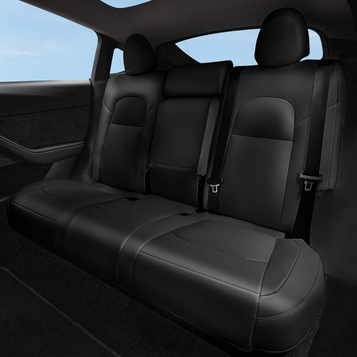 All-Inclusive Tesla Model Y 7 Seater Seat Cover (2nd-Row 40/60 Split Bench Design) - T-Launch