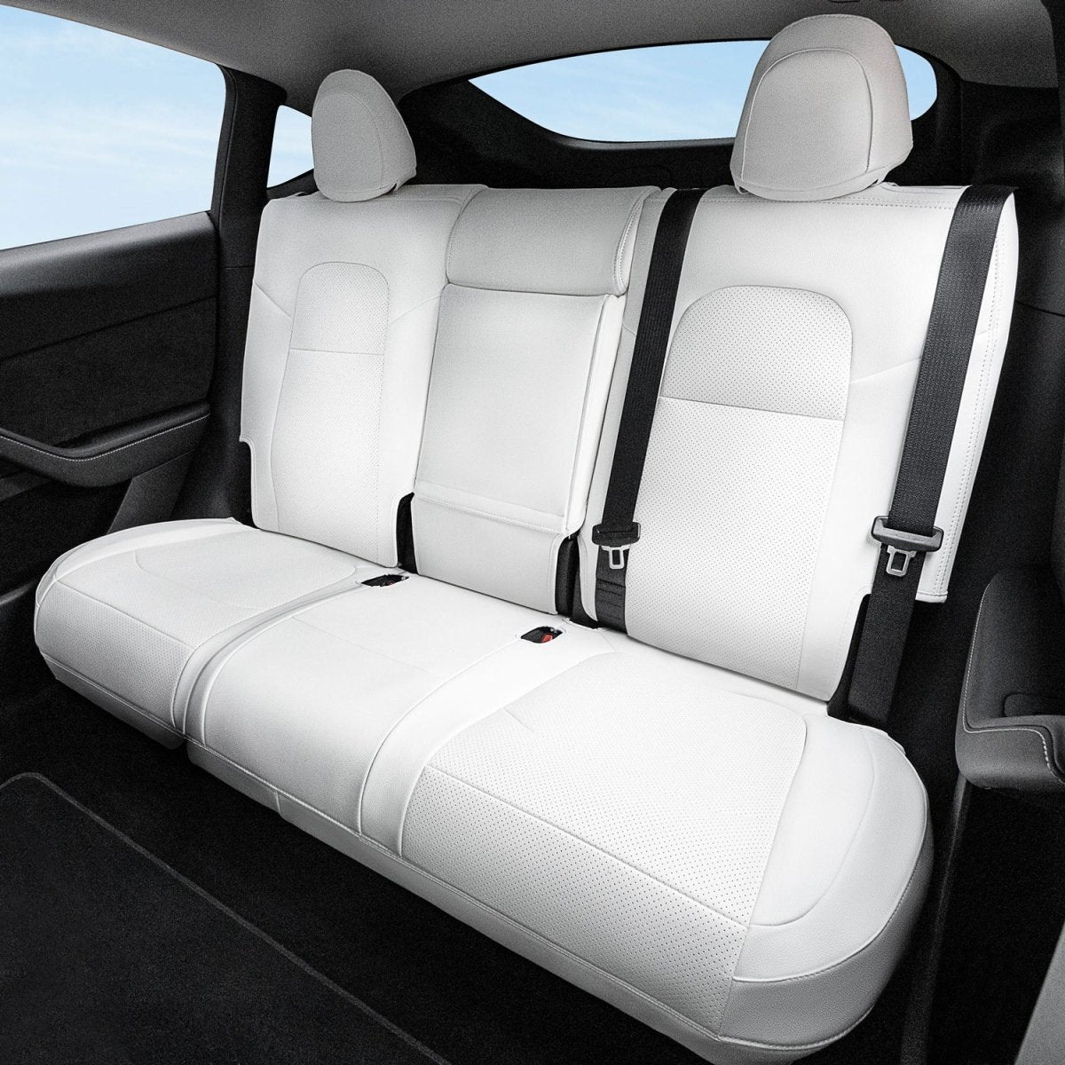 All-Inclusive Tesla Model Y 7 Seater Seat Cover (2nd-Row 40/60 Split Bench Design) - T-Launch