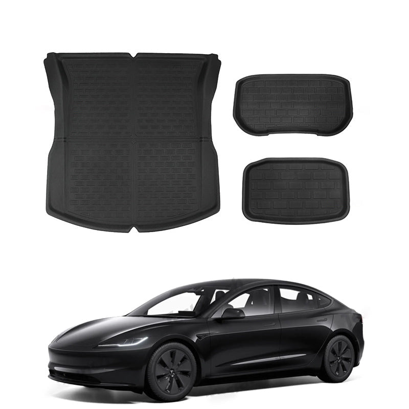 All Weather Floor Mats For Tesla 2024+ Model 3 Highland - T-Launch