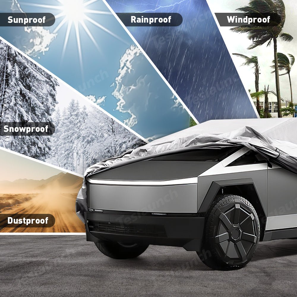 All-Weather Full Cover Outdoor Car Cover for Tesla Cybertruck - T-Launch