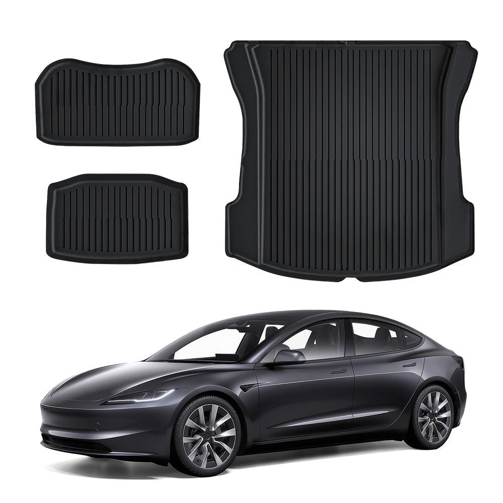 All Weather TPE Floor Mat for Tesla 2024+ Model 3 Highland - T-Launch