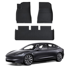 All Weather TPE Floor Mat for Tesla 2024+ Model 3 Highland - T-Launch