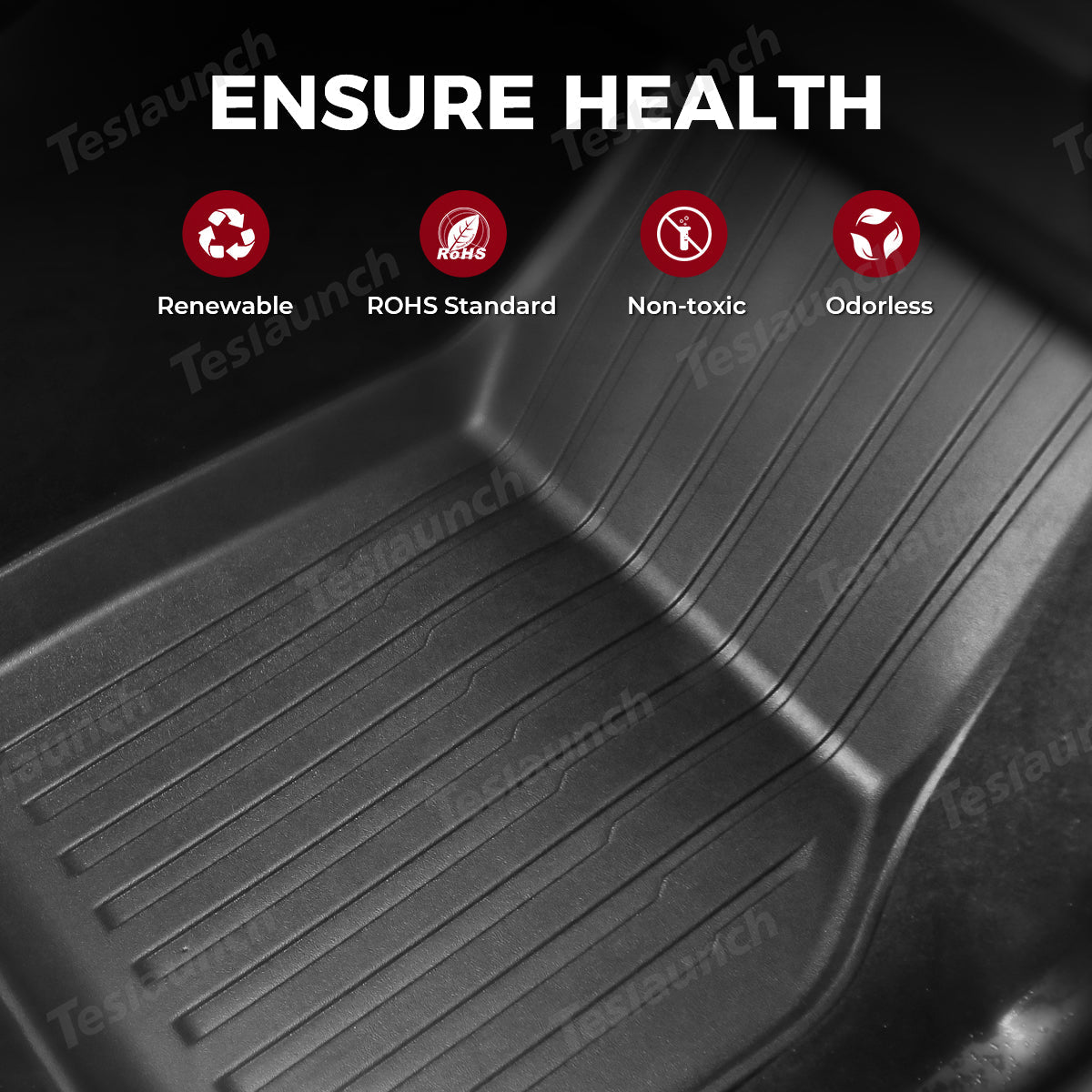 All-Weather TPE Floor Mats & Cargo Liners Set for 2026 New Tesla Model Y Standard/RWD/AWD - T-Launch