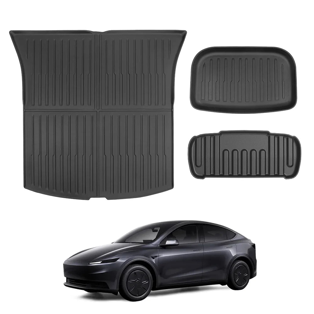 All-Weather TPE Floor Mats & Cargo Liners Set for 2026 New Tesla Model Y Standard/RWD/AWD - T-Launch