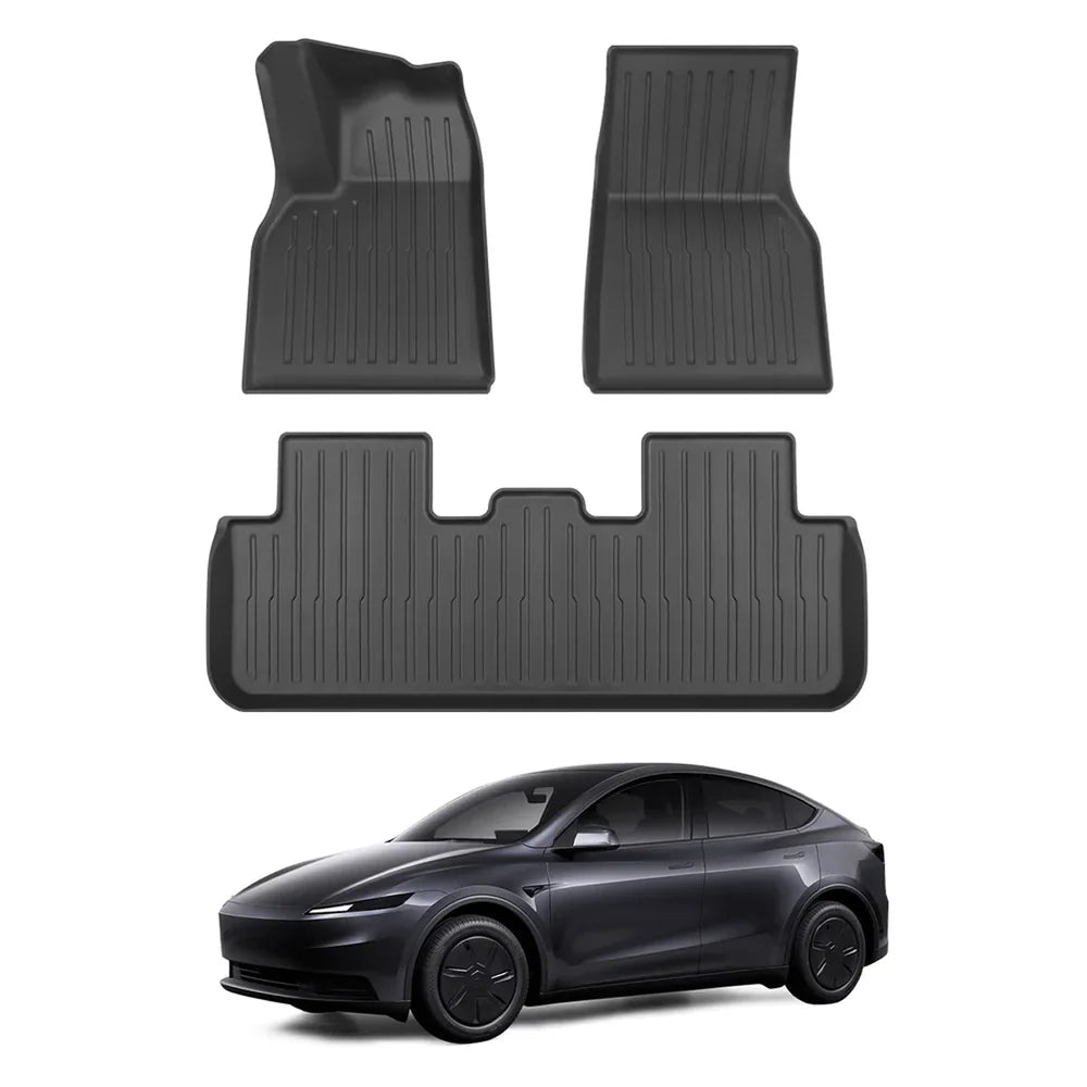 All-Weather TPE Floor Mats & Cargo Liners Set for 2026 New Tesla Model Y Standard/RWD/AWD - T-Launch