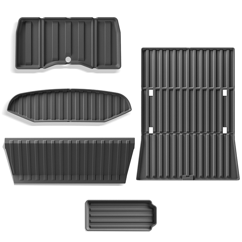 All Weather TPE Floor Mats Cargo Liners Set for Tesla Cybertruck - T-Launch