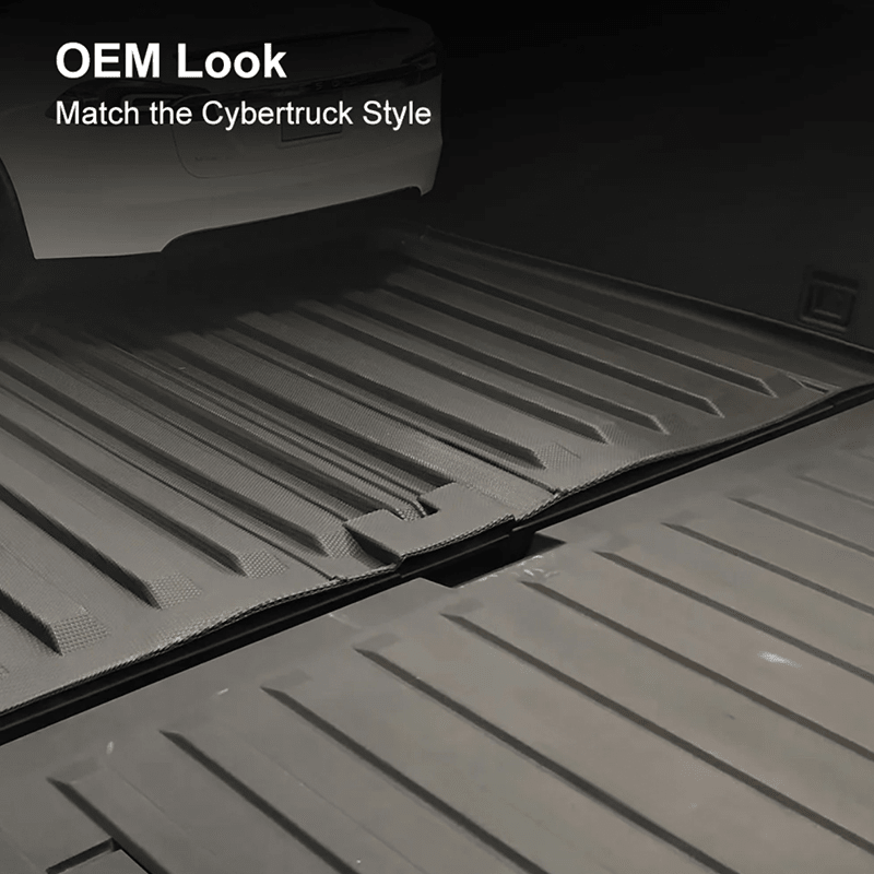 All Weather TPE Floor Mats Cargo Liners Set for Tesla Cybertruck - T-Launch