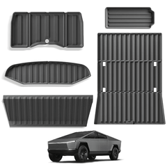 All Weather TPE Floor Mats Cargo Liners Set for Tesla Cybertruck - T-Launch
