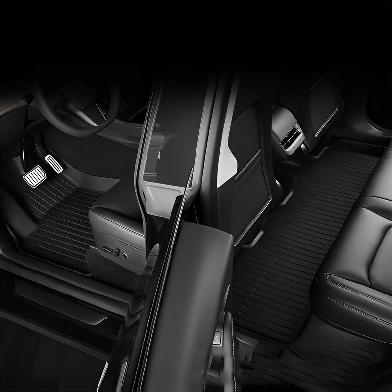 All Weather TPE Interior Floor Mats Cargo Liners Set for Tesla 2021-2024 Model Y - T-Launch