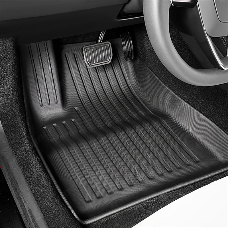 All Weather TPE Interior Floor Mats Cargo Liners Set for Tesla 2021-2024 Model Y - T-Launch
