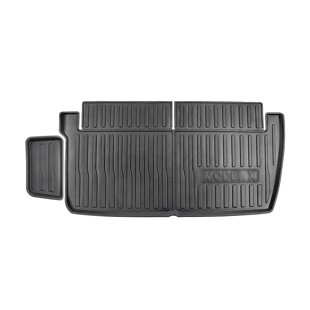 All Weather TPE Interior Floor Mats Cargo Liners Set for Tesla Model X 2021+ - T-Launch