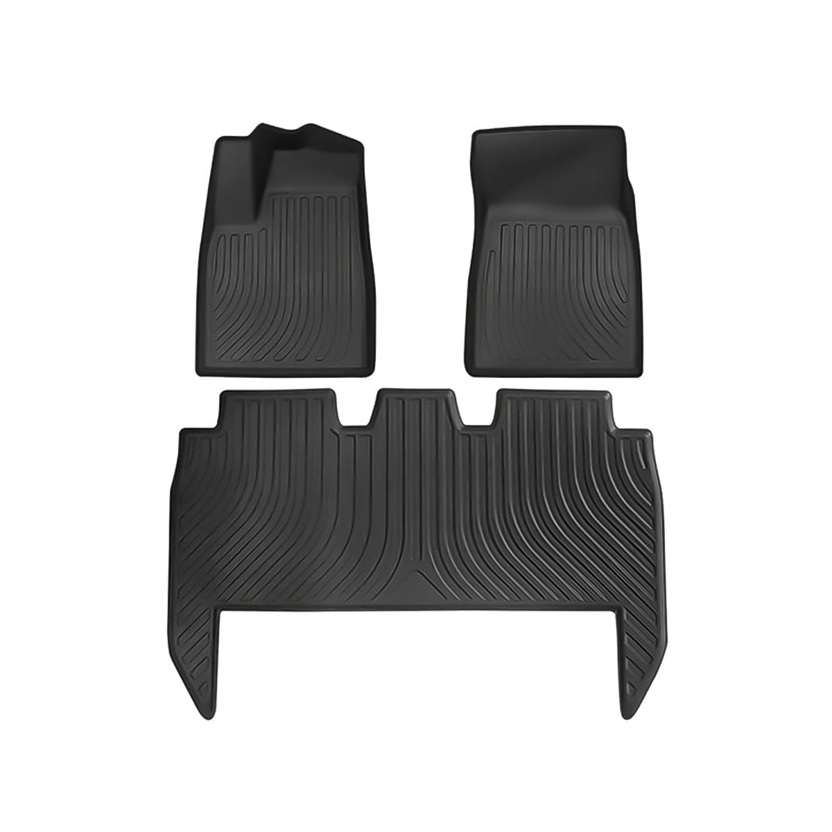 All Weather TPE Interior Floor Mats Cargo Liners Set for Tesla Model X 2021+ - T-Launch