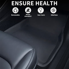 All Weather XPE Interior Floor Mats Cargo Liners Set for 2021-2023 Tesla Model 3 - T-Launch
