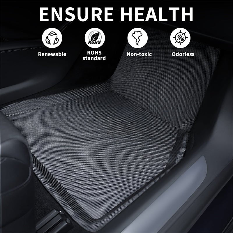 All Weather XPE Interior Floor Mats Cargo Liners Set for Tesla 2021+ Model S - T-Launch