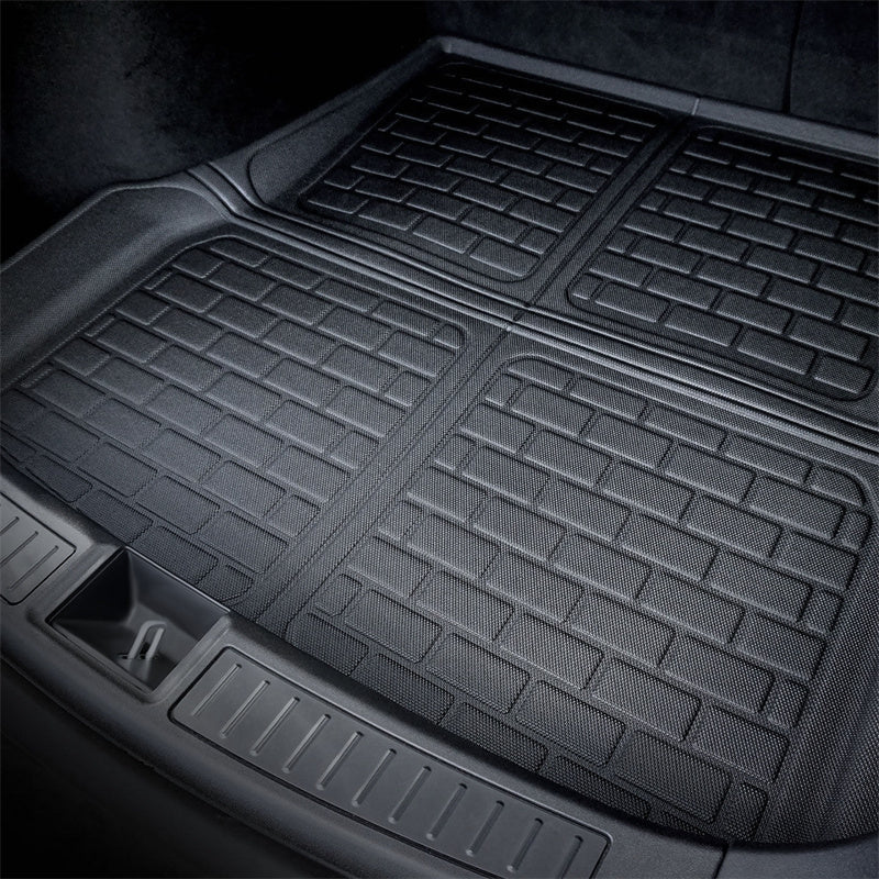 All Weather XPE Interior Floor Mats Cargo Liners Set for Tesla 2021+ Model S - T-Launch