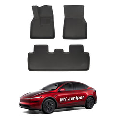 All Weather XPE Interior Floor Mats Cargo Liners Set for Tesla 2025+ Model Y Juniper - T-Launch