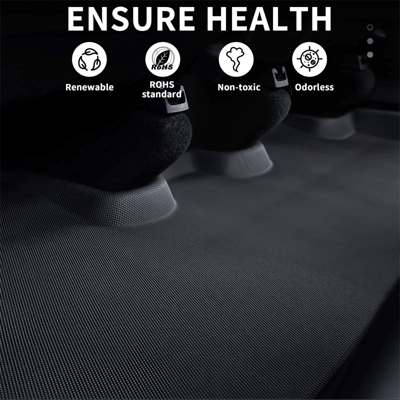 All Weather XPE Interior Floor Mats Cargo Liners Set for Tesla 2025+ Model Y Juniper - T-Launch