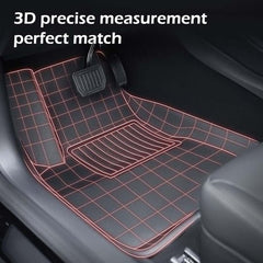 All Weather XPE Interior Floor Mats Cargo Liners Set for Tesla Model 3 Highland Standard 2025+ - T-Launch