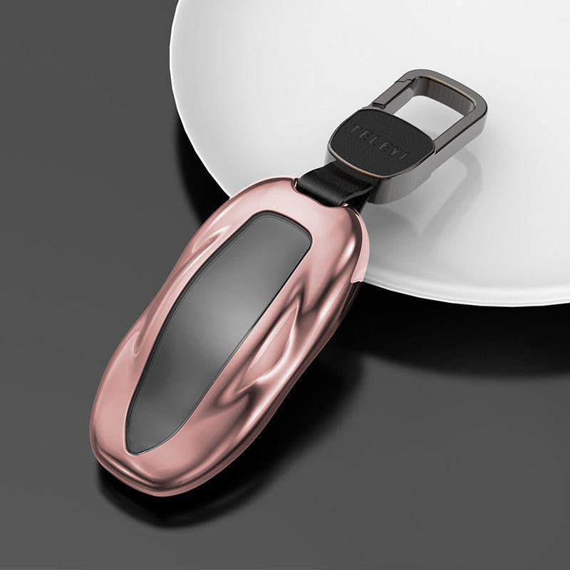 Alloy Steel Key Fob Case Holder For Tesla Model S/X/3/Y - T-Launch
