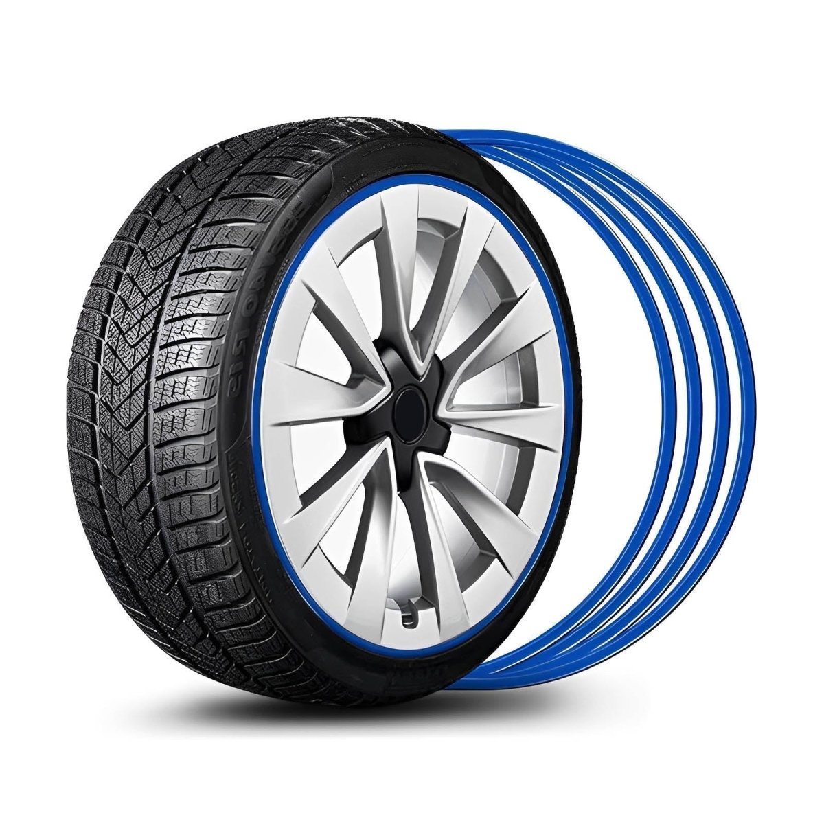 Aluminum Alloy Wheel Rim Protector- Fits All Cars (4pcs） - T-Launch