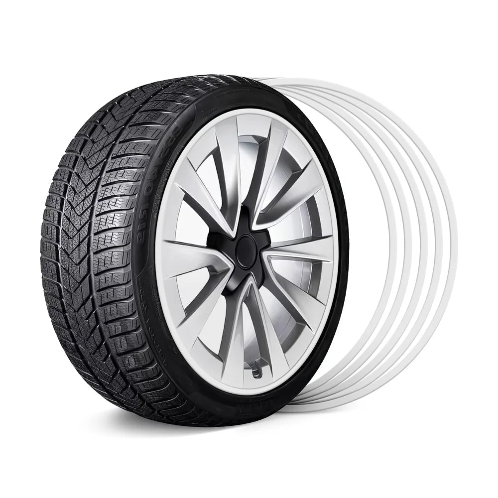 Aluminum Alloy Wheel Rim Protector- Fits All Cars (5pcs） - T-Launch