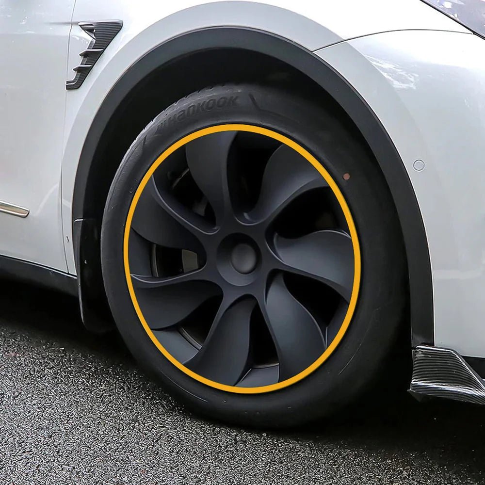 Aluminum Alloy Wheel Rim Protectors for All Tesla Models 3/Y/S/X (4 PCS) - T-Launch