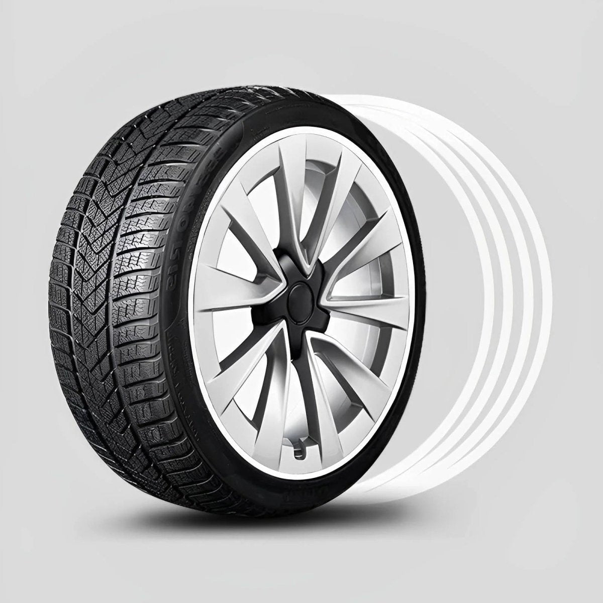 Aluminum Alloy Wheel Rim Protectors for All Tesla Models 3/Y/S/X (4 PCS) - T-Launch
