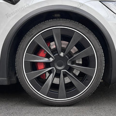 Aluminum Alloy Wheel Rim Protectors (Tesla Body Color Match) – for All Tesla Models - T-Launch