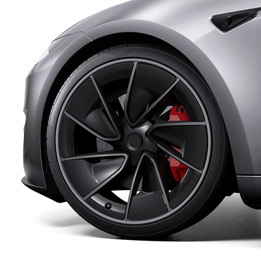 Aluminum Alloy Wheel Rim Protectors (Tesla Body Color Match) – for All Tesla Models - T-Launch