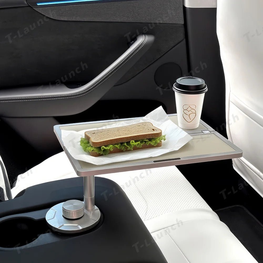 Aluminum Foldable Floating Car Table for Tesla Model 3/Y/S/X - T-Launch