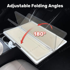 Aluminum Foldable Floating Car Table for Tesla Model 3/Y/S/X - T-Launch