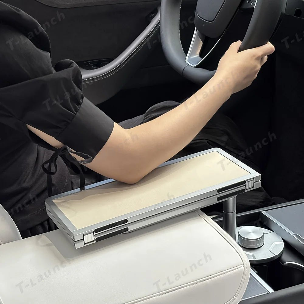 Aluminum Foldable Floating Car Table for Tesla Model 3/Y/S/X - T-Launch