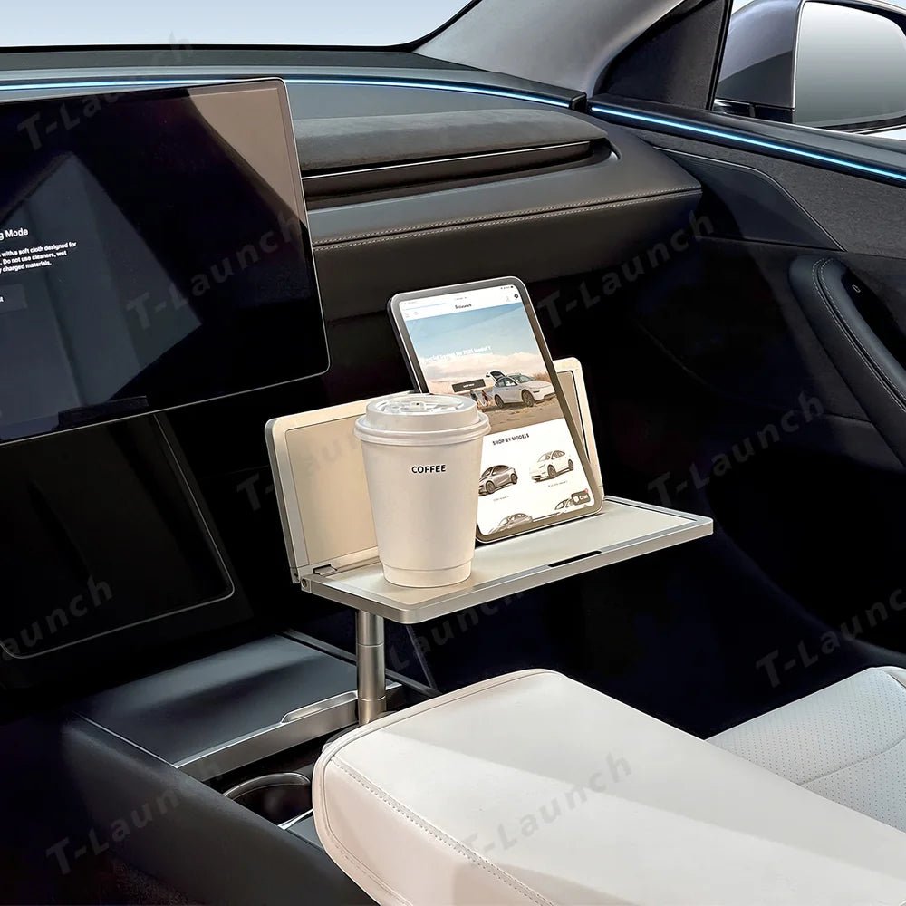 Aluminum Foldable Floating Car Table for Tesla Model 3/Y/S/X - T-Launch