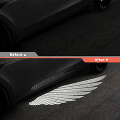 Angel Wing Side Mirror Welcome Projector Light for Tesla Model 3/Y (2017+) - T-Launch