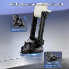 Angle-Adjustable Dashboard Suction Cup Mount for Starlink Mini - T-Launch