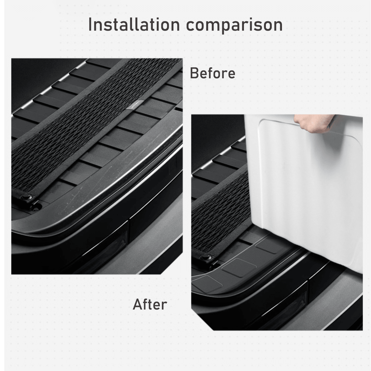 Anti-Scratch TPE Front Trunk Sill Plate Cover for Tesla Cybertruck 2024+ - T-Launch