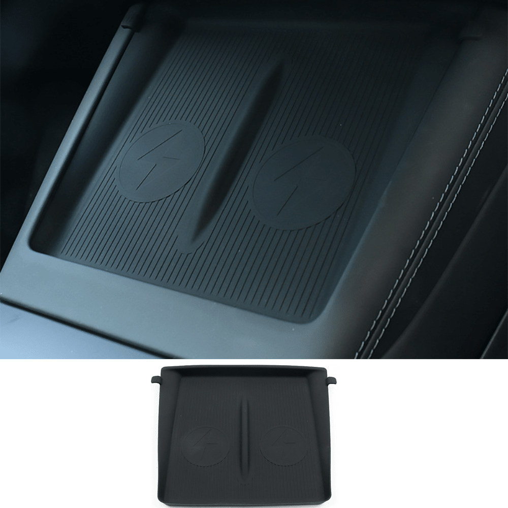 Anti-Slip Silicone Wireless Charging Pad for Tesla Model Y Juniper 2025+ - T-Launch