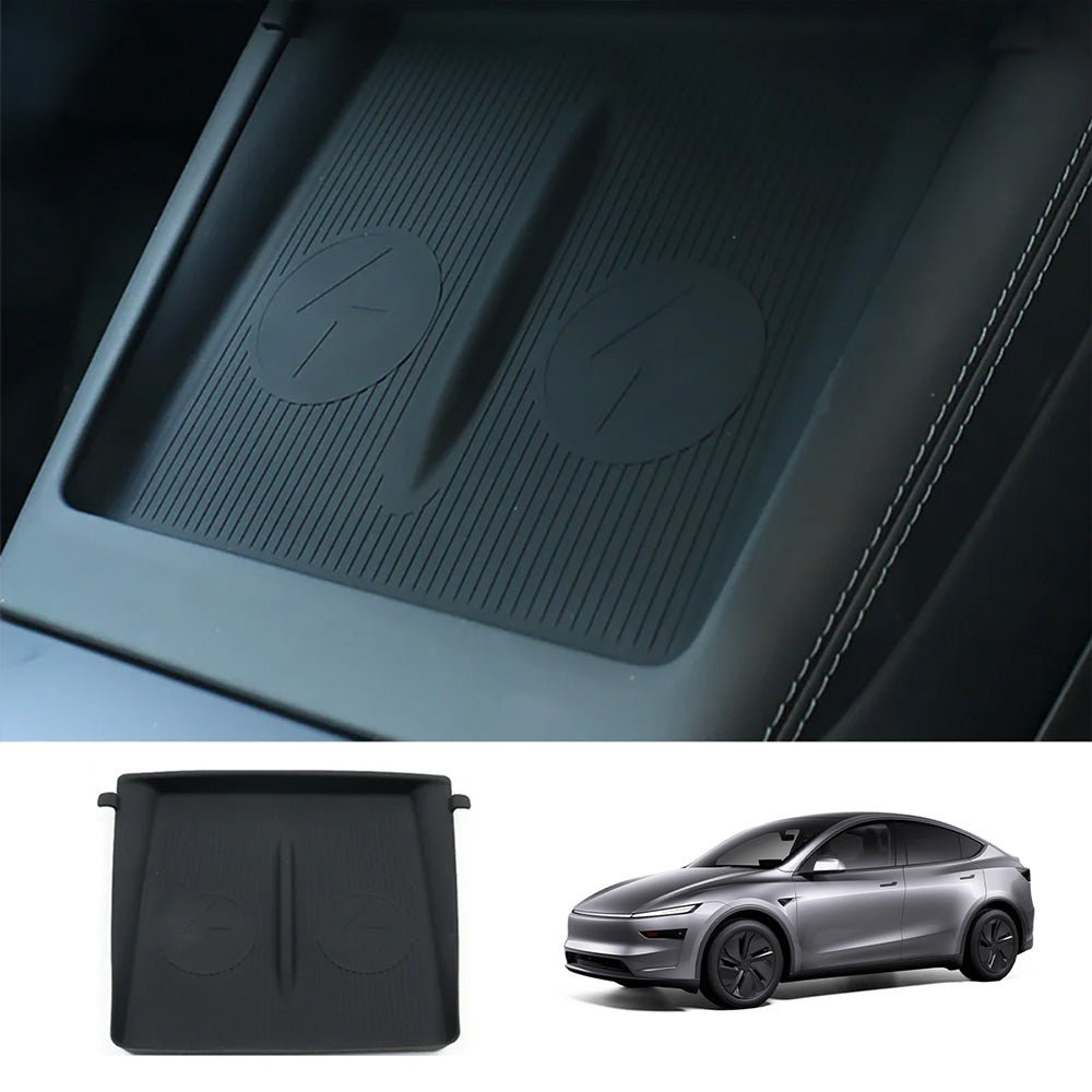 Anti-Slip Silicone Wireless Charging Pad for Tesla Model Y Juniper 2025+ - T-Launch