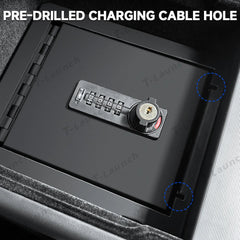Anti-Theft Center Console Safe LockBox for Tesla Model Y Juniper 2025+ / Model 3 Highland 2024+ - T-Launch
