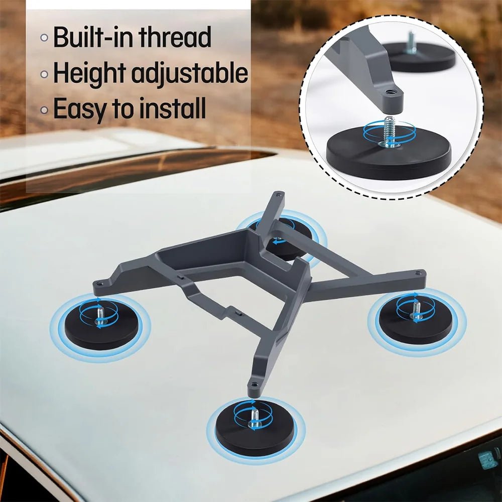 Anti-Theft Magnetic Mount with 200lbs Pull Force Base for Starlink Mini - T-Launch