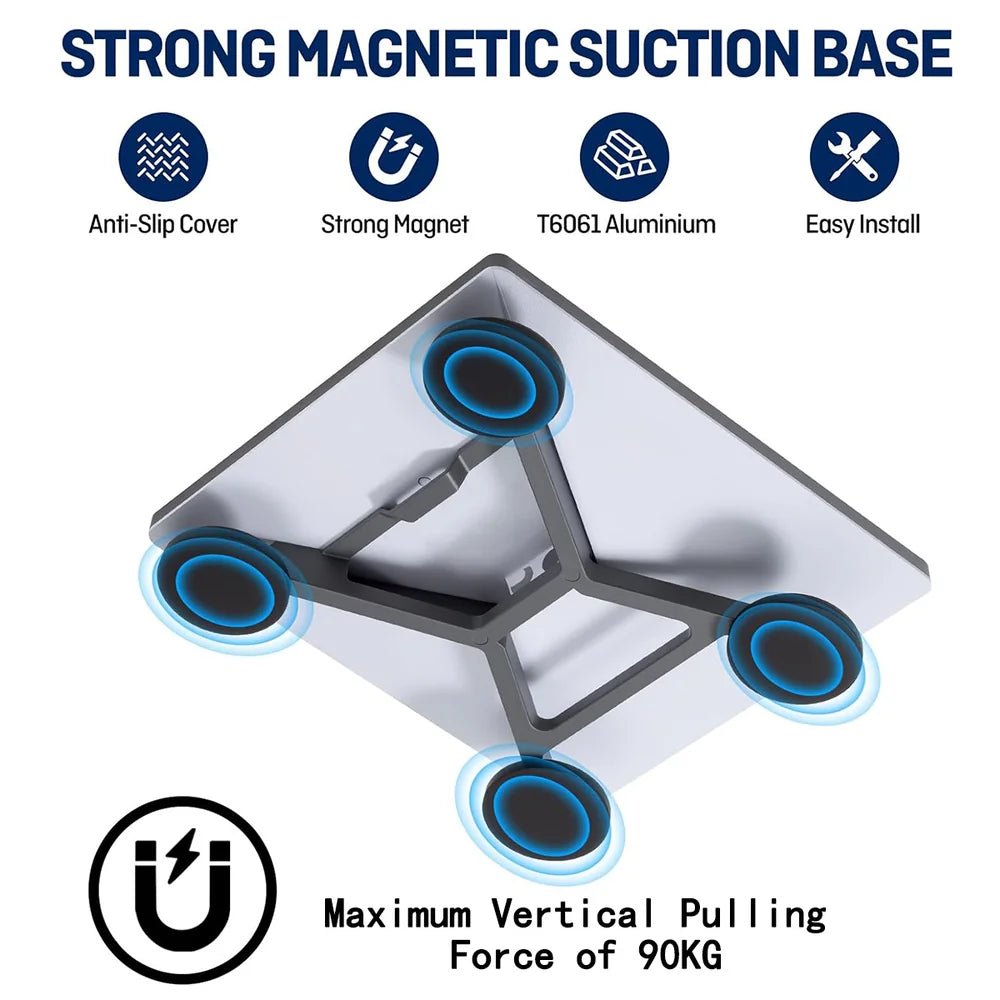 Anti-Theft Magnetic Mount with 200lbs Pull Force Base for Starlink Mini - T-Launch