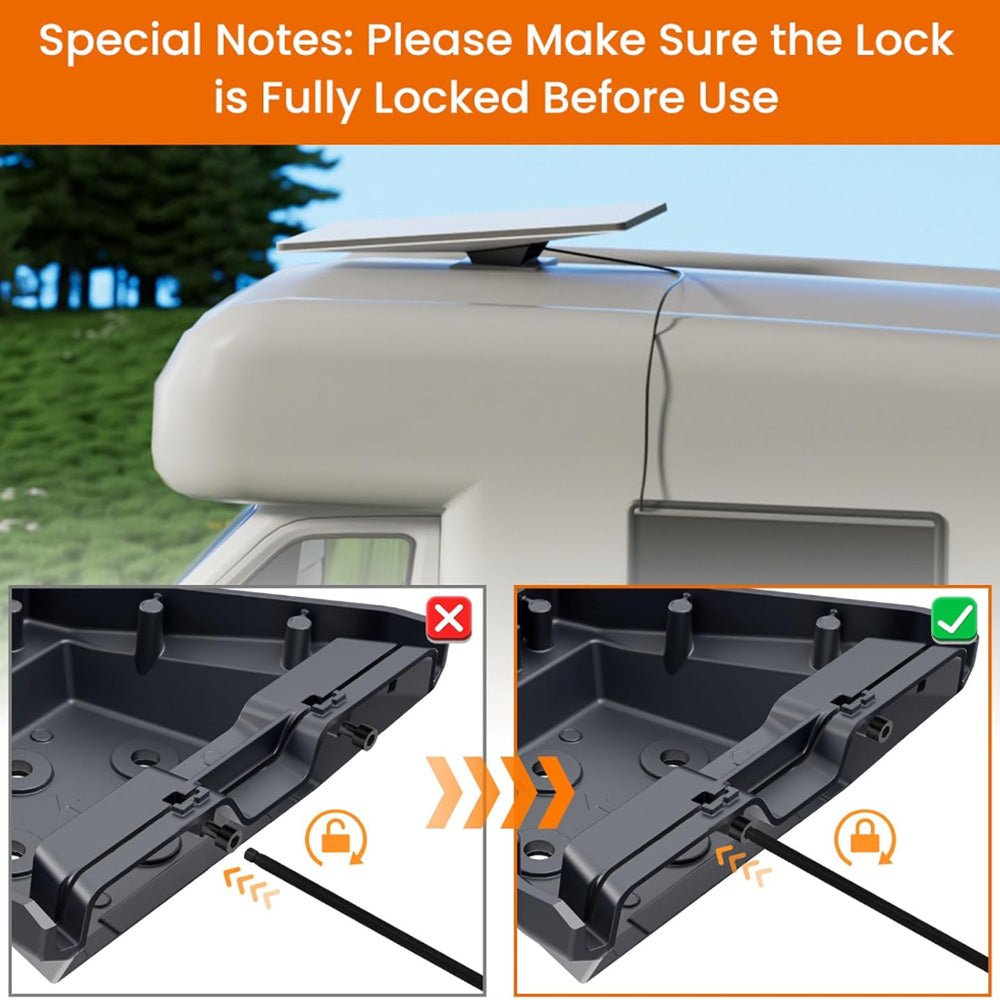 Anti-Theft Roof Mount for Starlink Gen 3 Dish - T-Launch