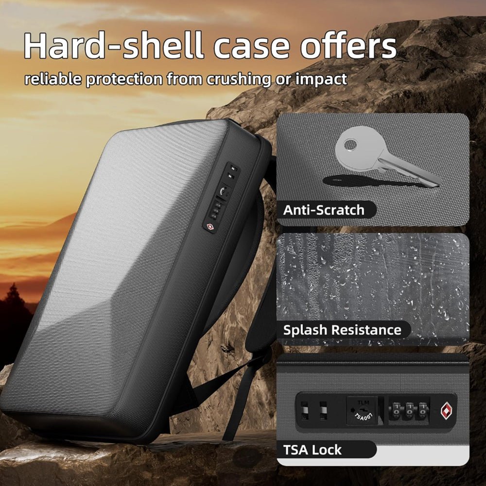 Anti-theft Travel Bag with Charging Port Access for Starlink Mini - T-Launch