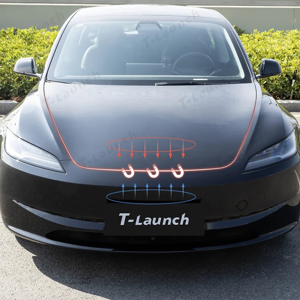 Automatic Soft-Close Electric Suction Frunk Lock Kit for Tesla Model 3 / Y / S / X (2019+) - T-Launch