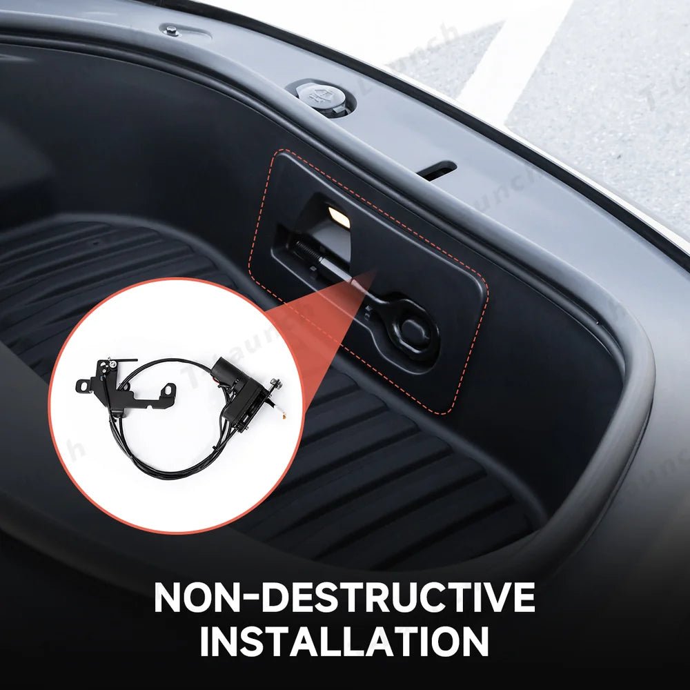 Automatic Soft-Close Electric Suction Frunk Lock Kit for Tesla Model 3 / Y / S / X (2019+) - T-Launch