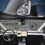 Model 3/Y 4D Rotating Horn LED Front Door Speaker for Tesla
